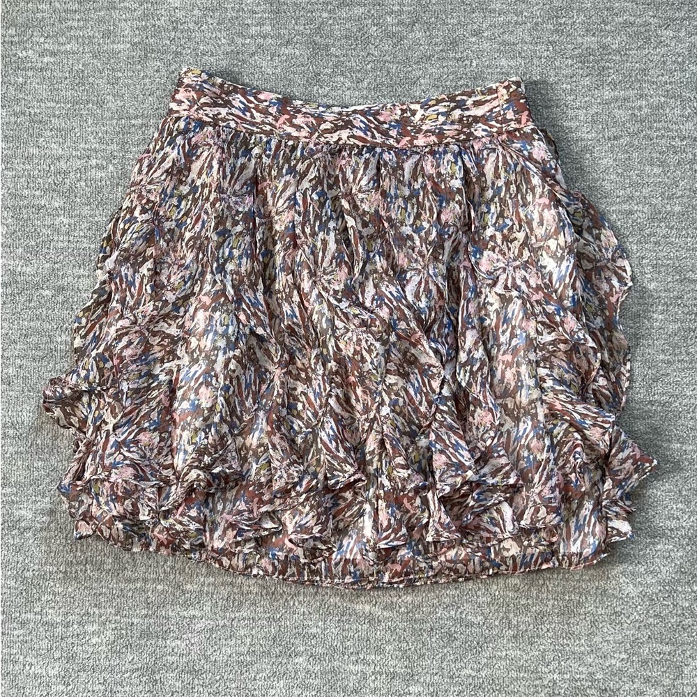 IM by It Michaa Ruffled Mini Skirt